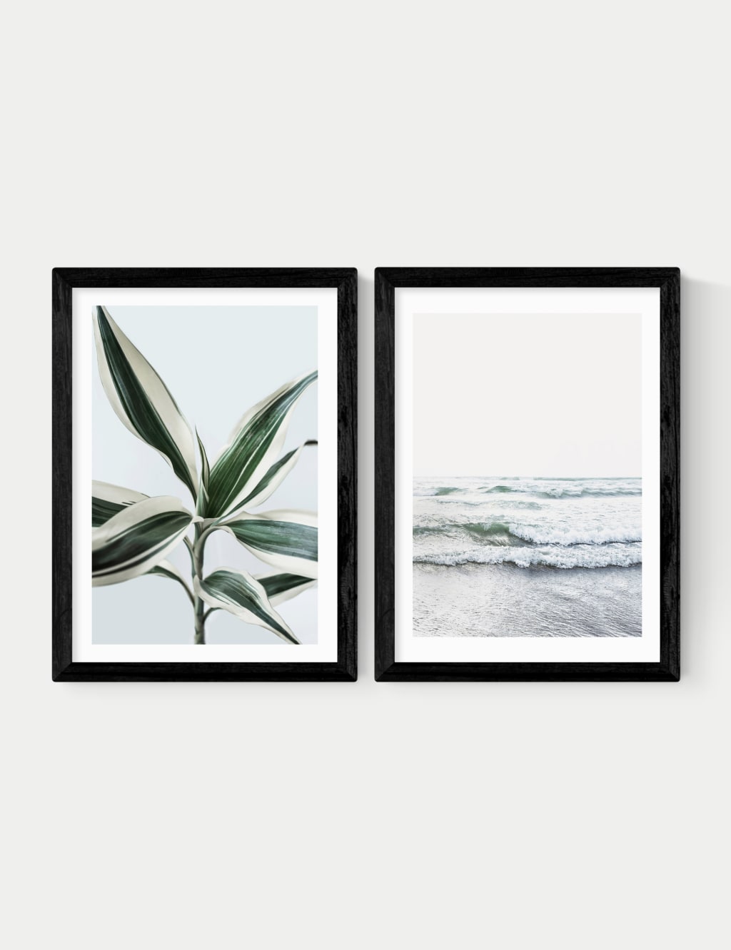 Botanical Beach Twin Set Framed Art
