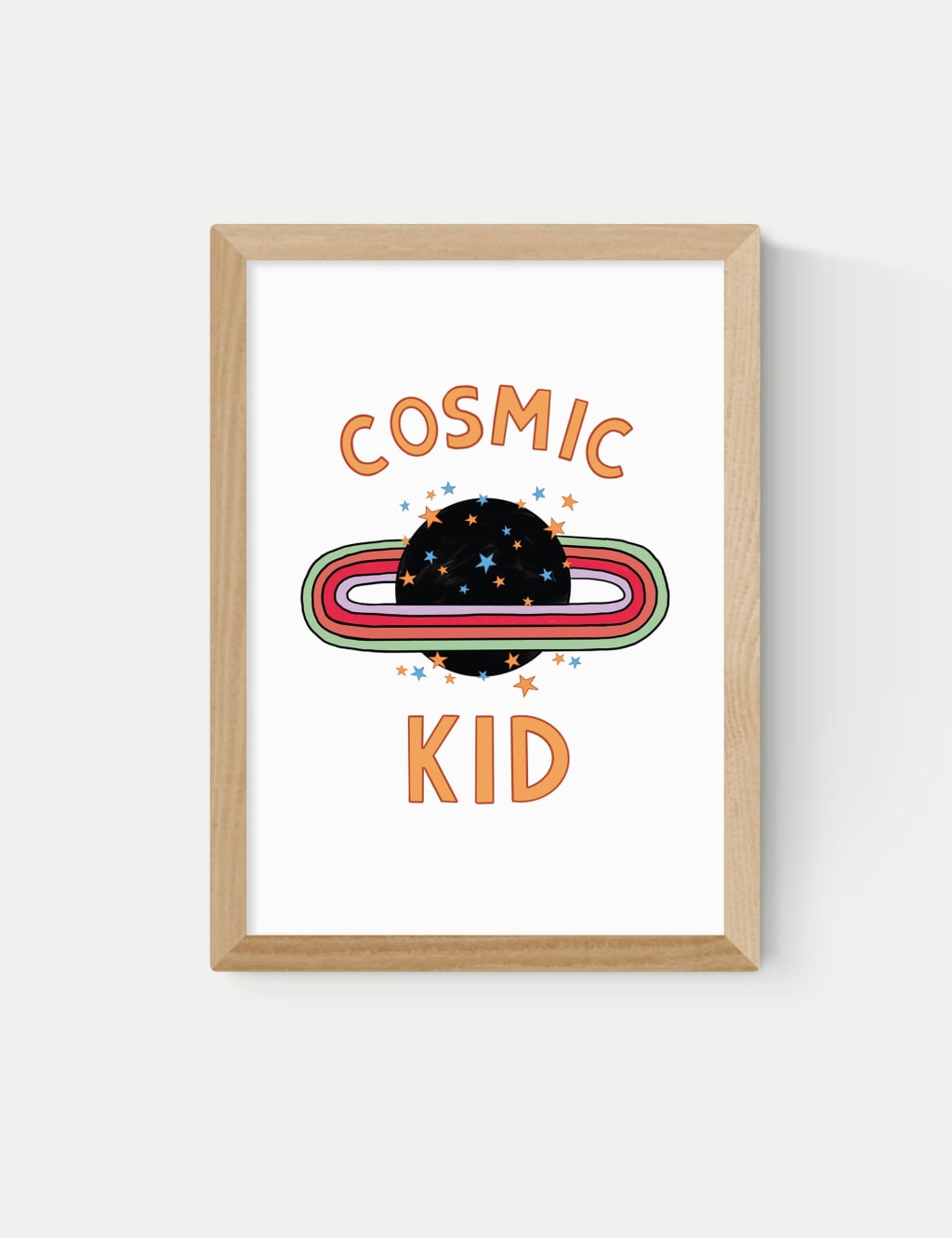 Cosmic Kid Framed Art