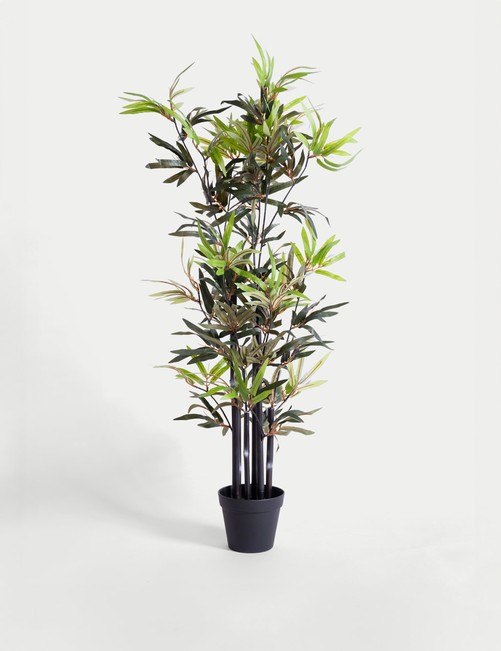 4ft Artificial Black Stem Bamboo in Pot