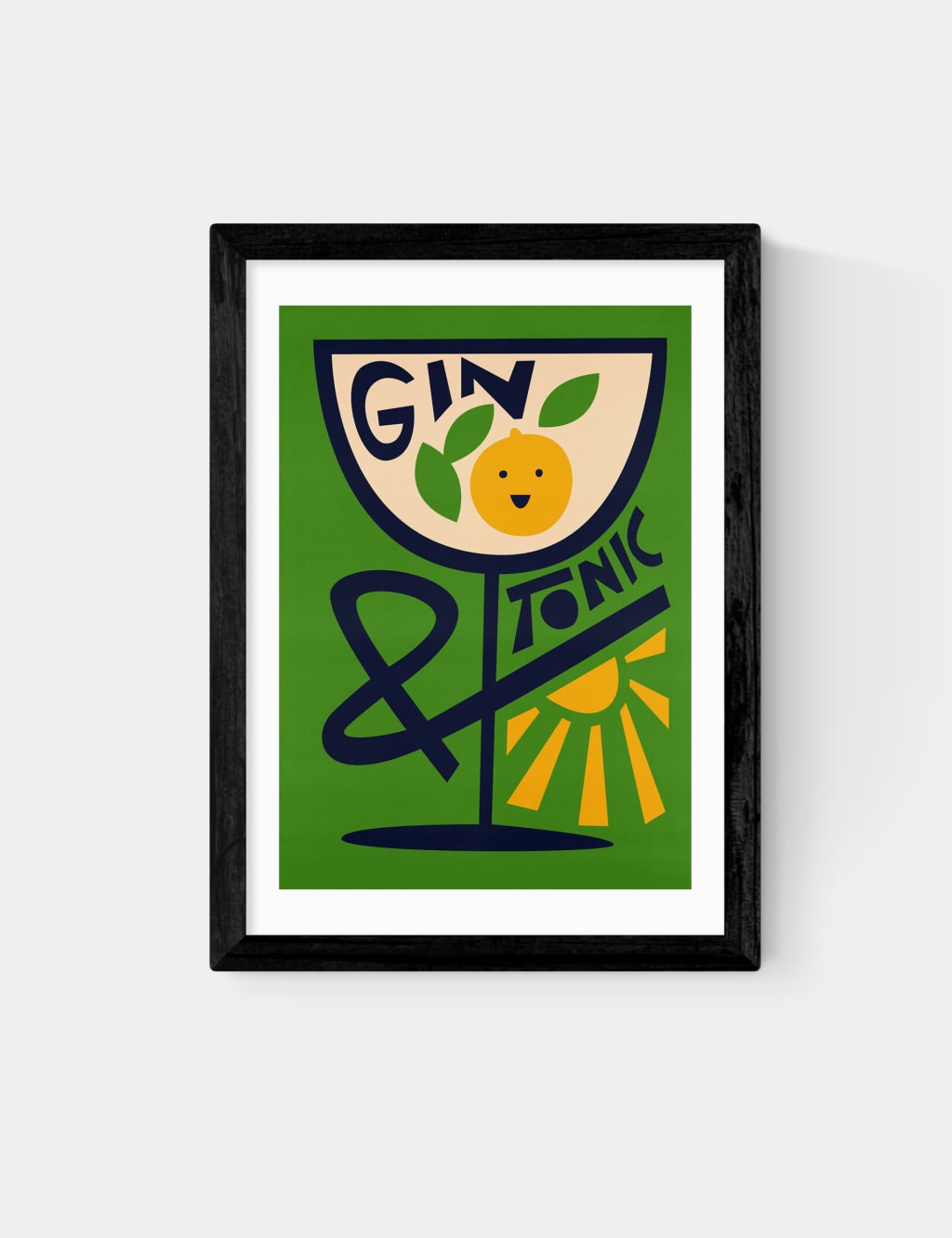 Gin & Tonic Framed Art