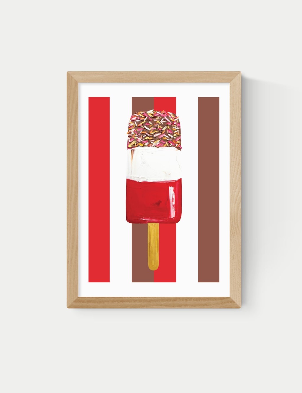 Fab Stripes Framed Art