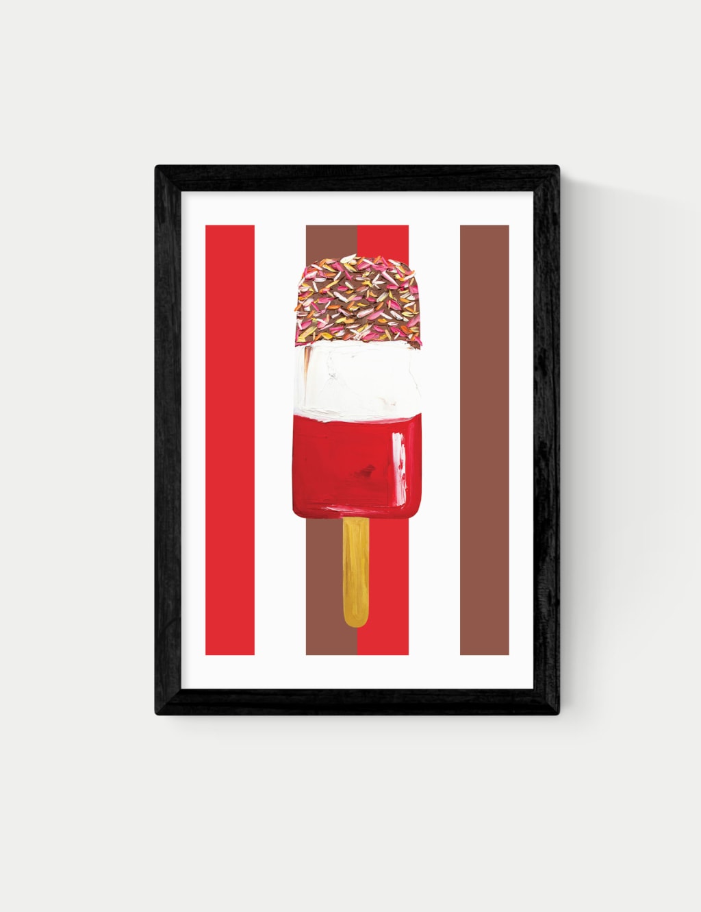 Fab Stripes Framed Art