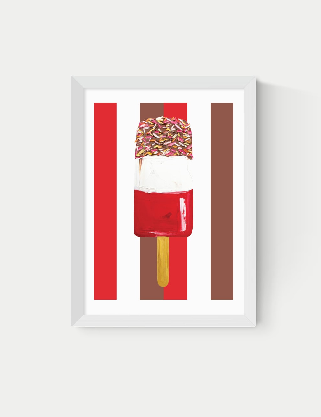 Fab Stripes Framed Art
