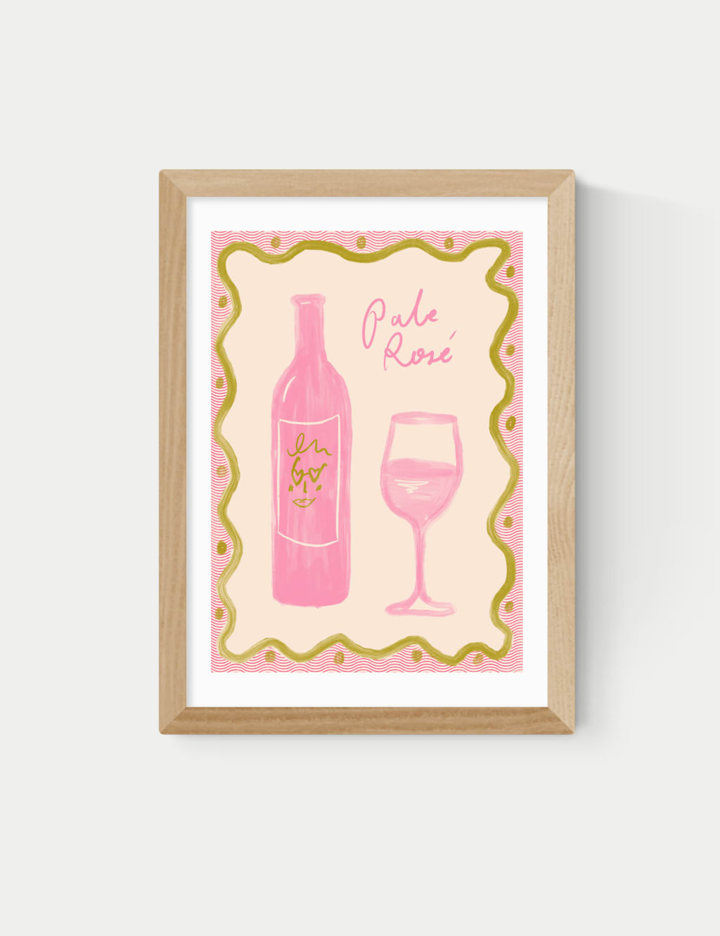 Pale Rose Framed Art