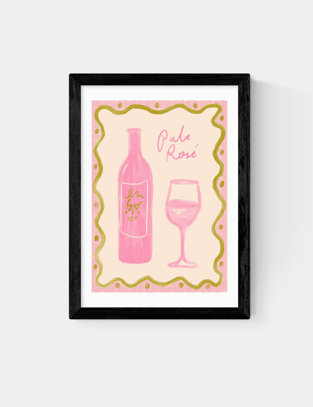 Pale Rose Framed Art
