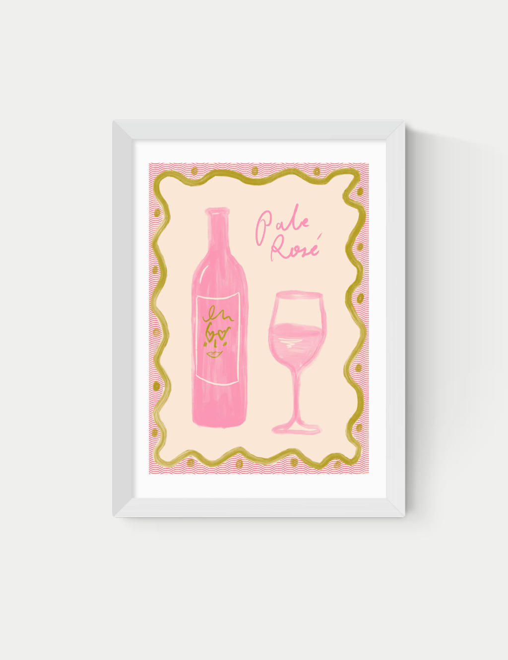 Pale Rose Framed Art