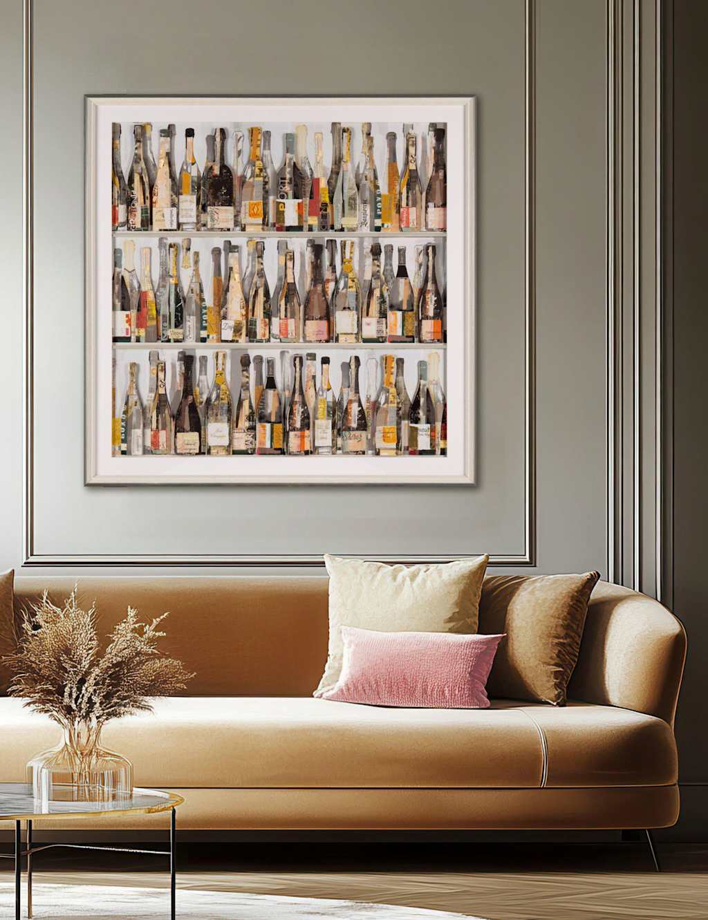Gallery Home Wines of the World Square Framed Art Multi