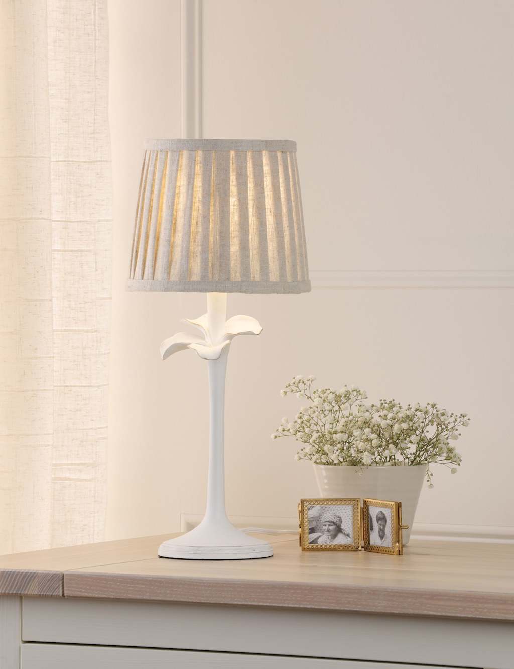 Image of Laura Ashley Eleni Floral Pleated Table&hellip;