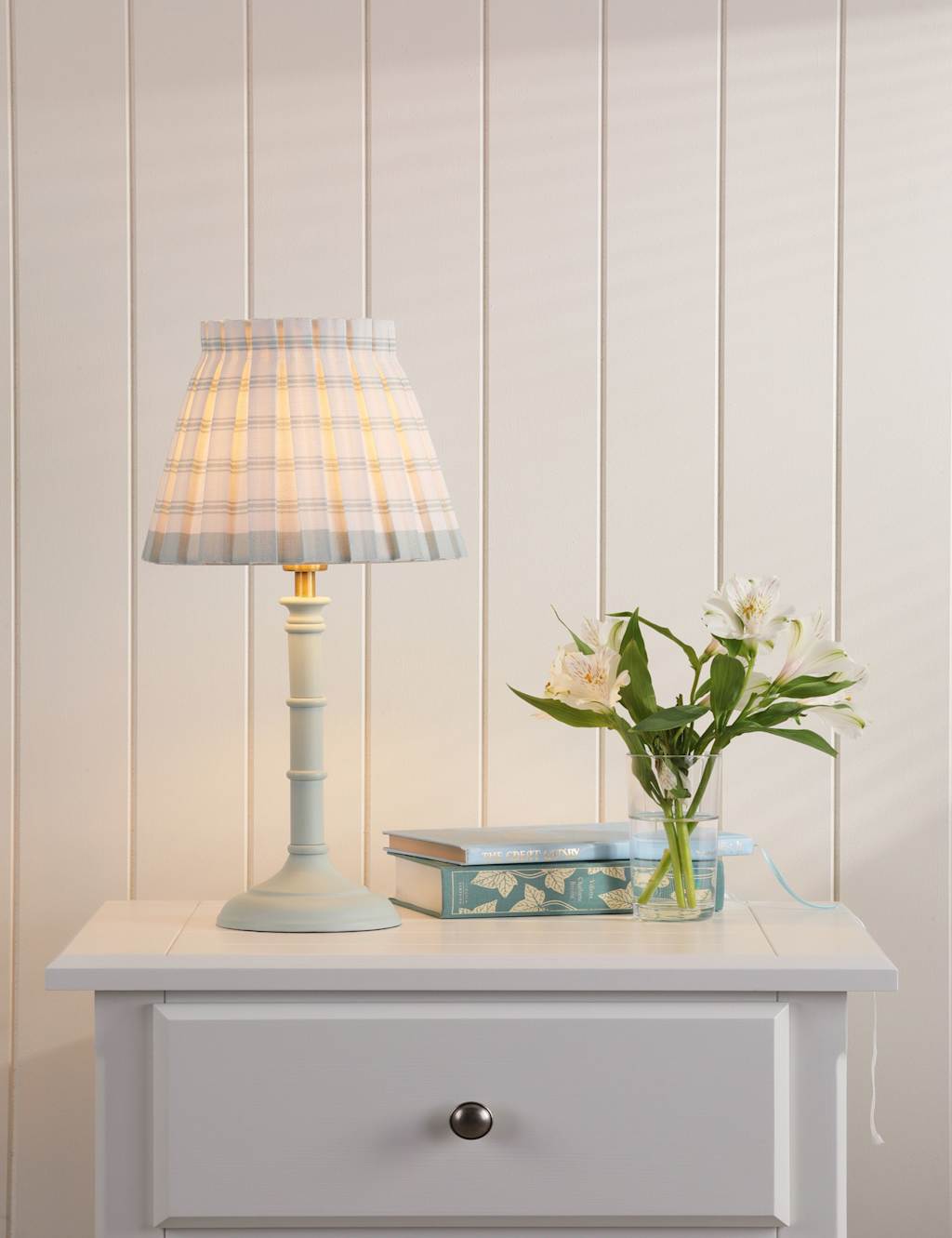 Laura Ashley Farnworth Table Lamp - Green - Available at M&S