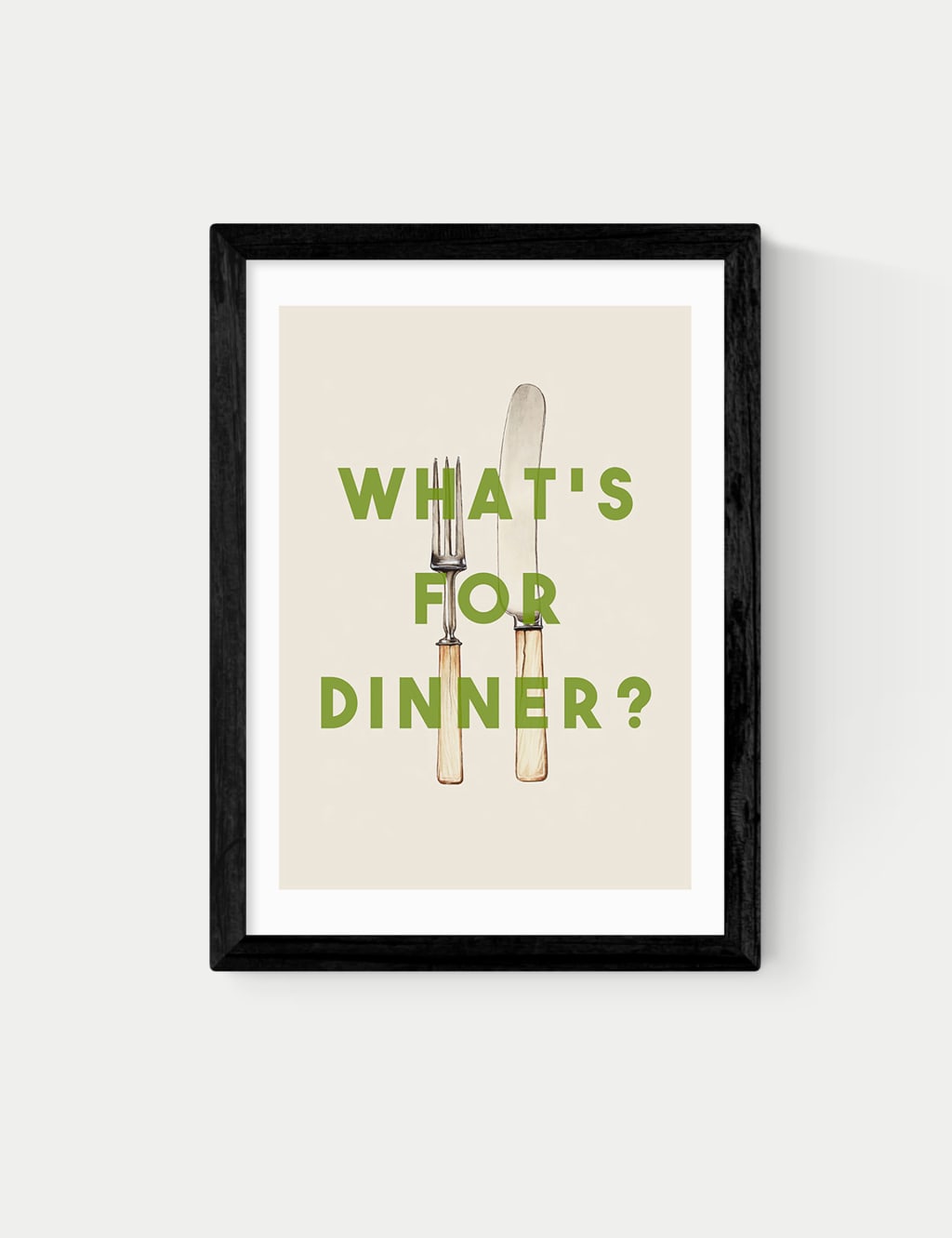 What's For Dinner Framed Art