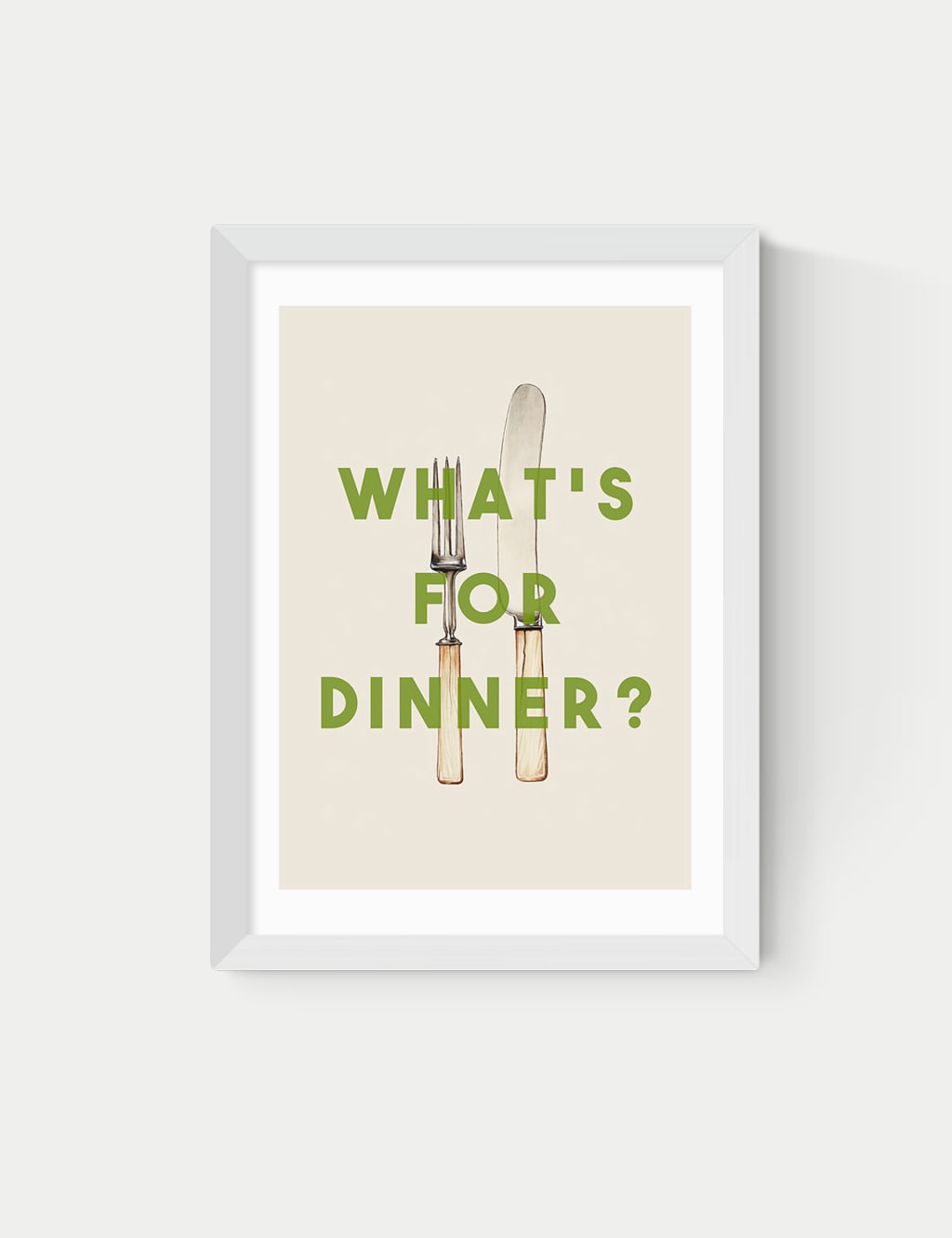 What's For Dinner Framed Art