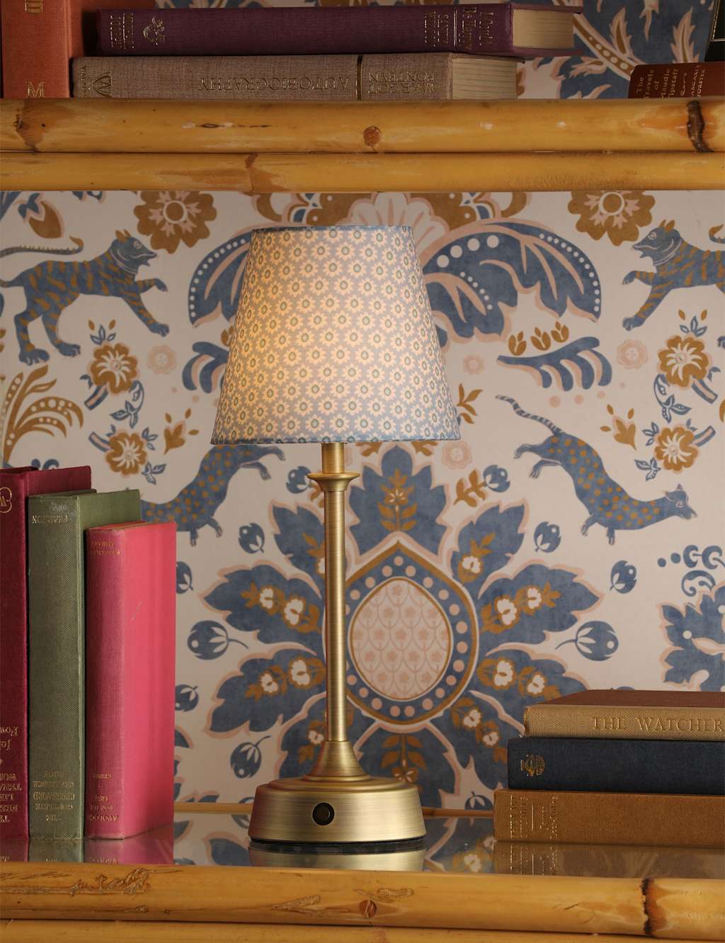 Image of Joules Home Lighting Apsley Rechargeable Metal&hellip;