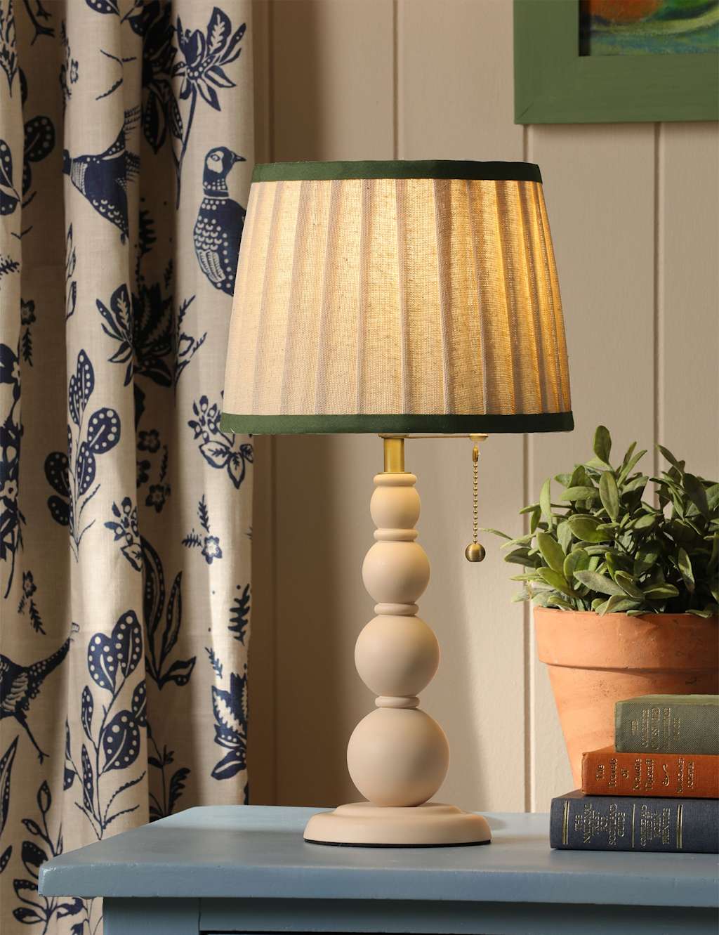 Image of Joules Home Lighting Harewood Wooden Bobbin&hellip;