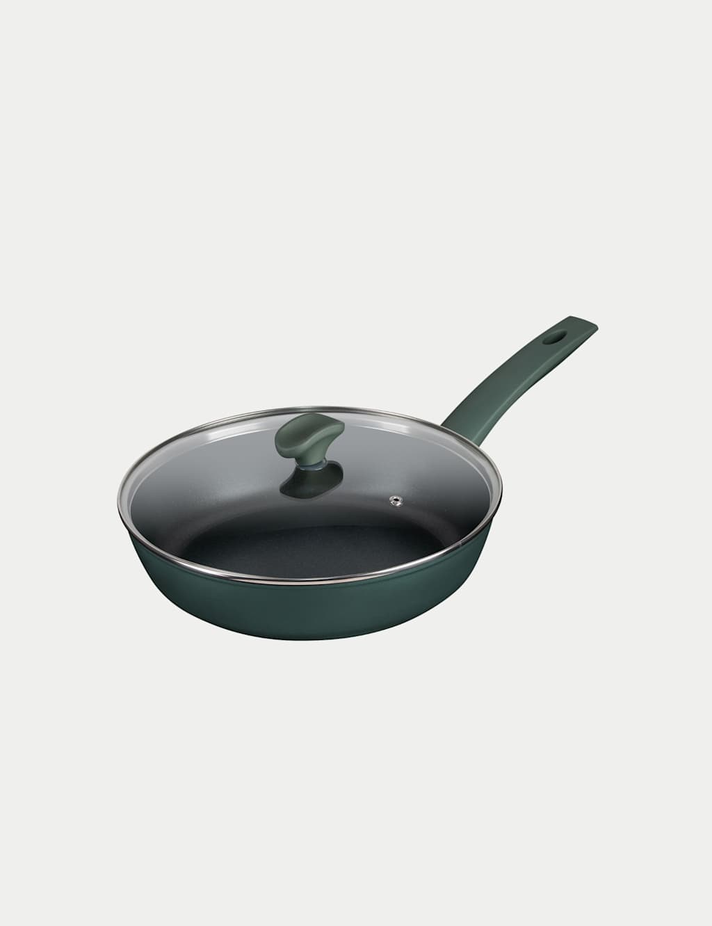 Prestige Aluminium 28cm Non-Stick Sauté Pan - Dark Green - Available at M&S