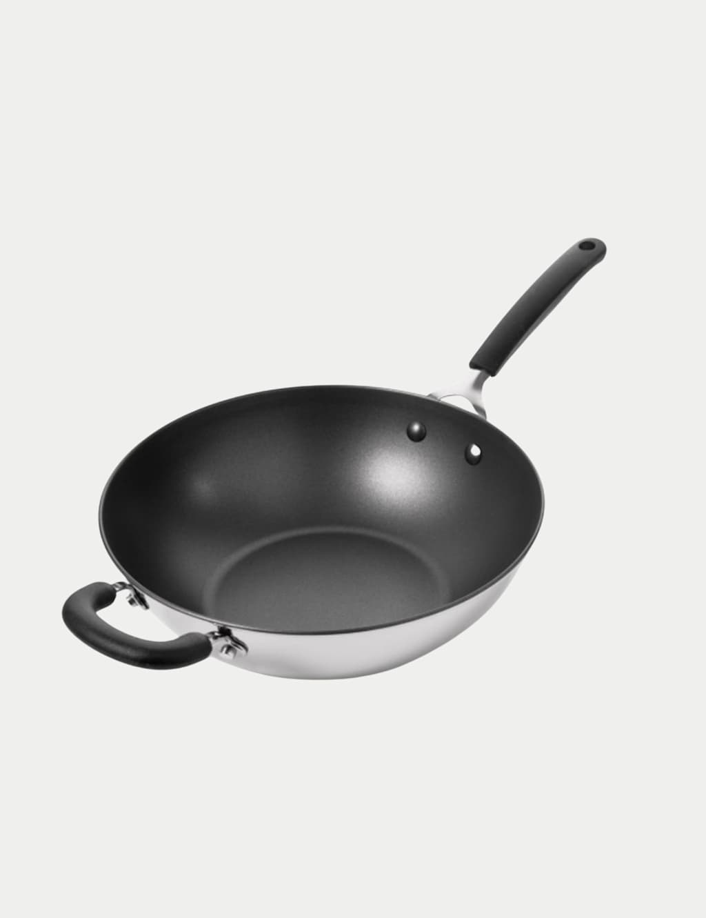 Prestige Made to Last 29cm Non-Stick Wok - Silver - Available at M&S