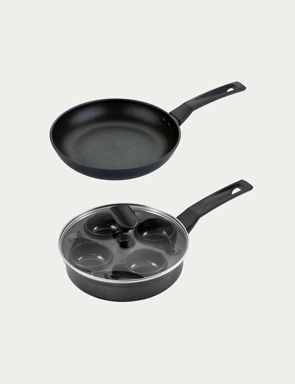 Prestige 2 Piece 9x Tougher Non-Stick Pan Set - Black - Available at M&S