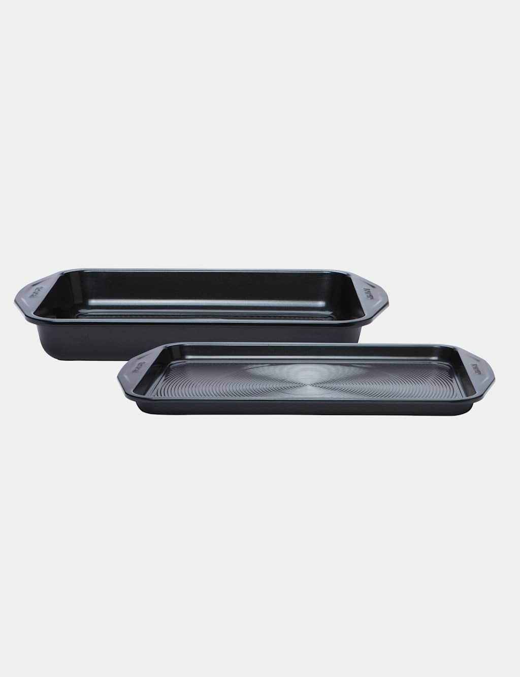 Circulon 2 Piece Carbon Steel Oven Tray and Cake Tin - Black - Available at M&S
