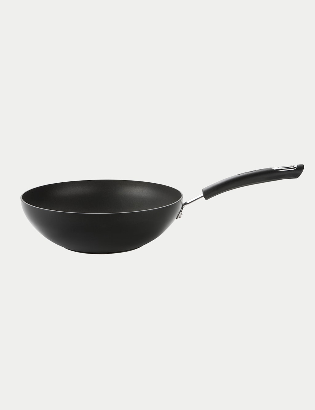 Image of Circulon Aluminium 30cm Non-Stick Wok Black