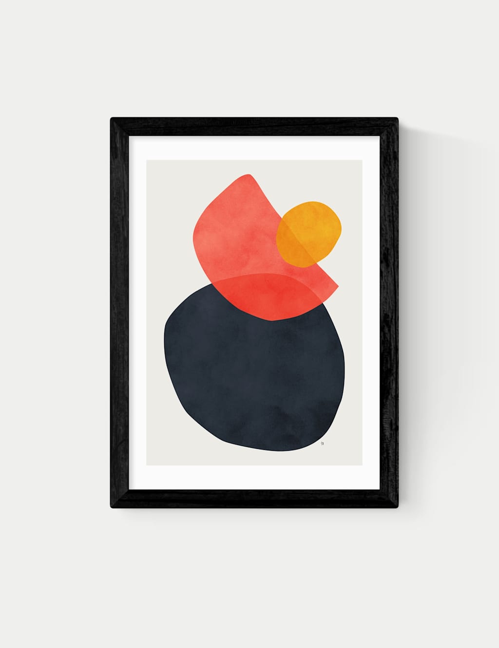 East End Prints Balance Framed Art - A3 - Black - Available at M&S