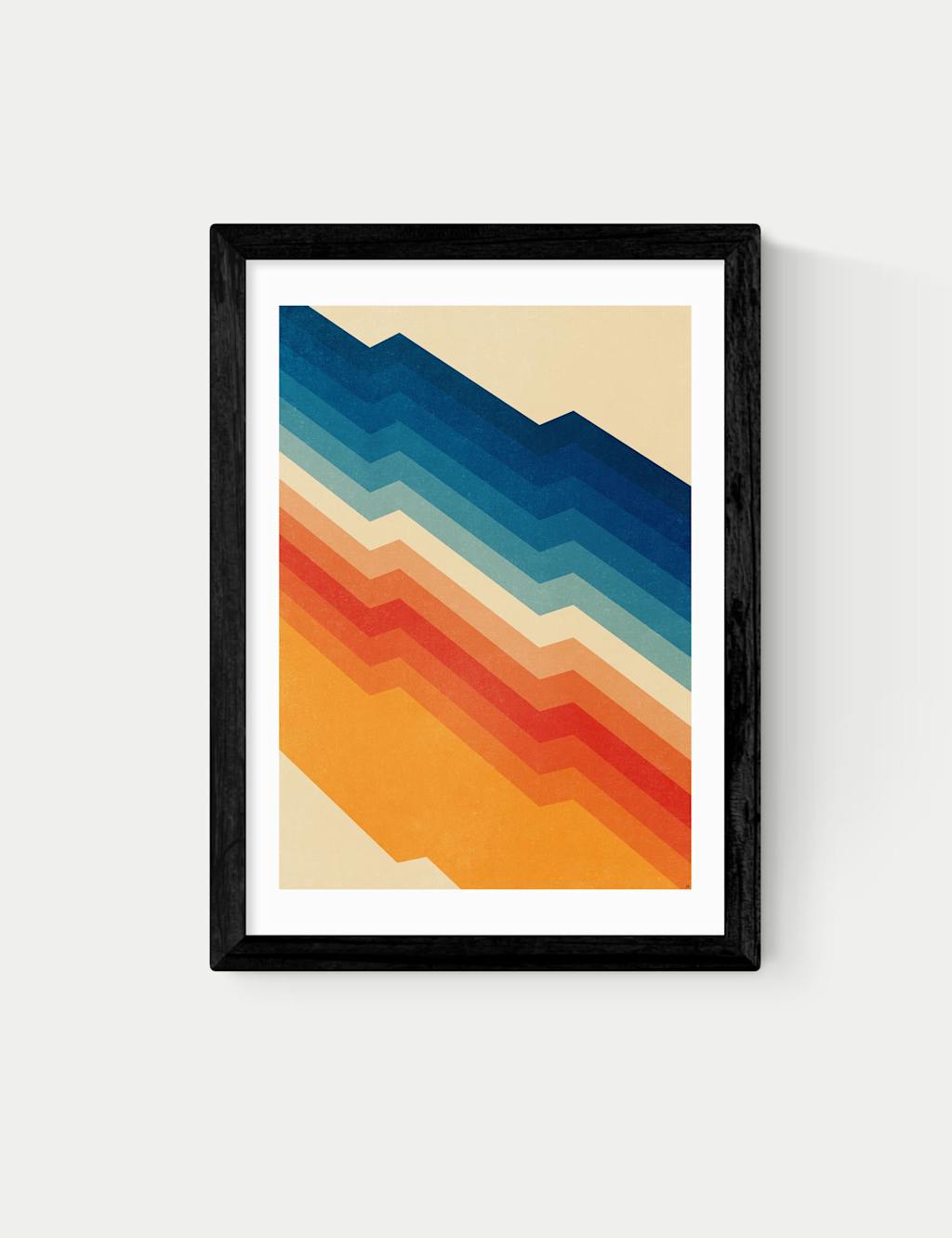 East End Prints Abstract Framed Art - A1 - Black - Available at M&S