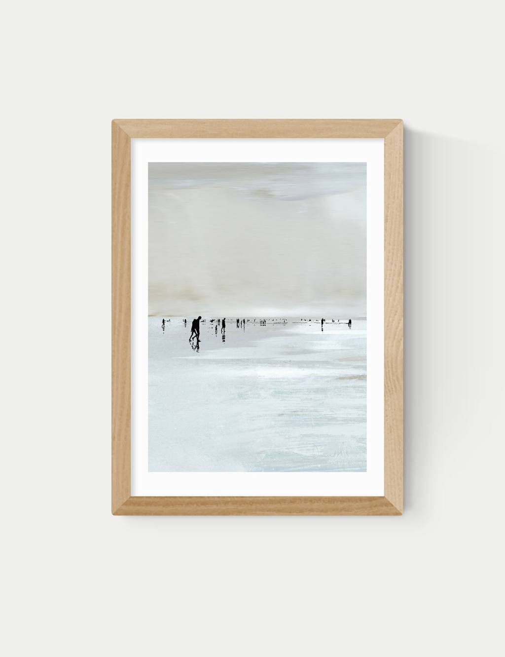 East End Prints Beachy Landscape Rectangle Framed Art - A2 - Natural - Available at M&S