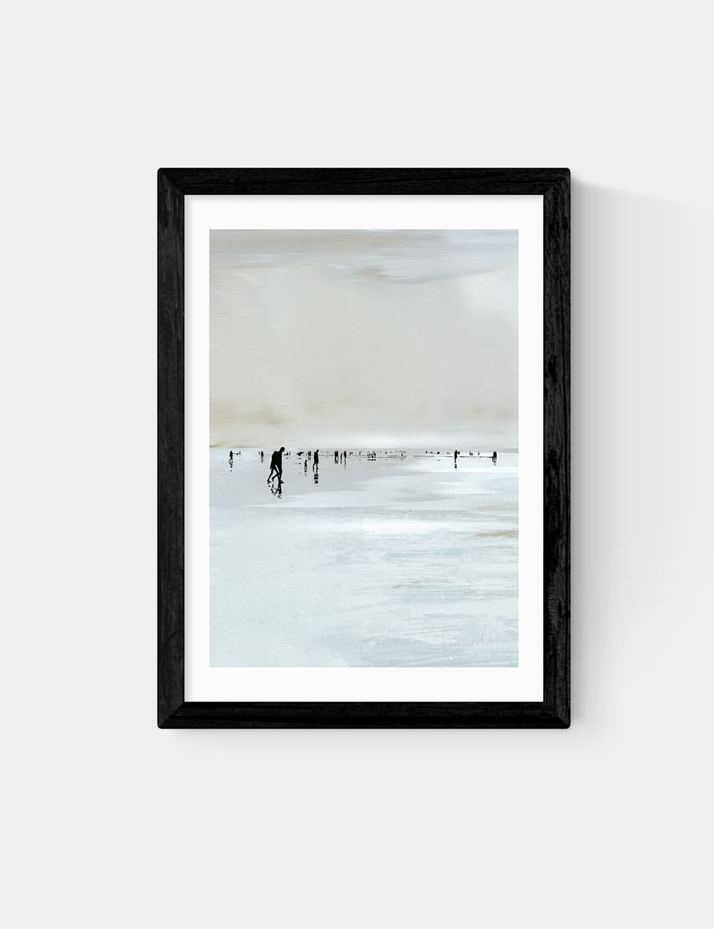 East End Prints Beachy Landscape Rectangle Framed Art - A1 - Black - Available at M&S