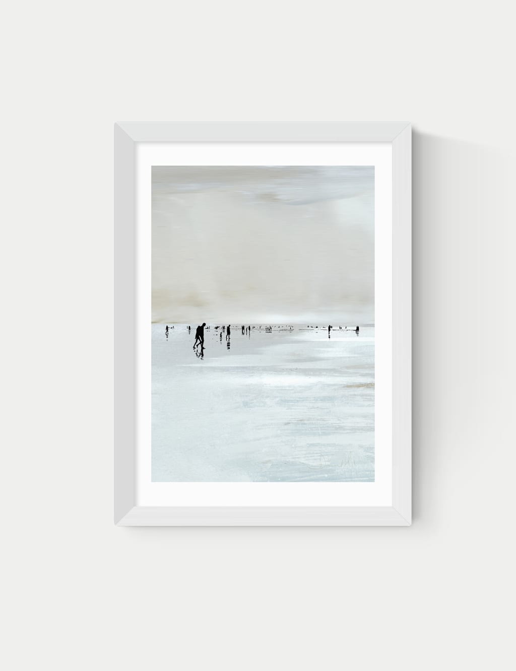 East End Prints Beachy Landscape Rectangle Framed Art - A1 - White - Available at M&S