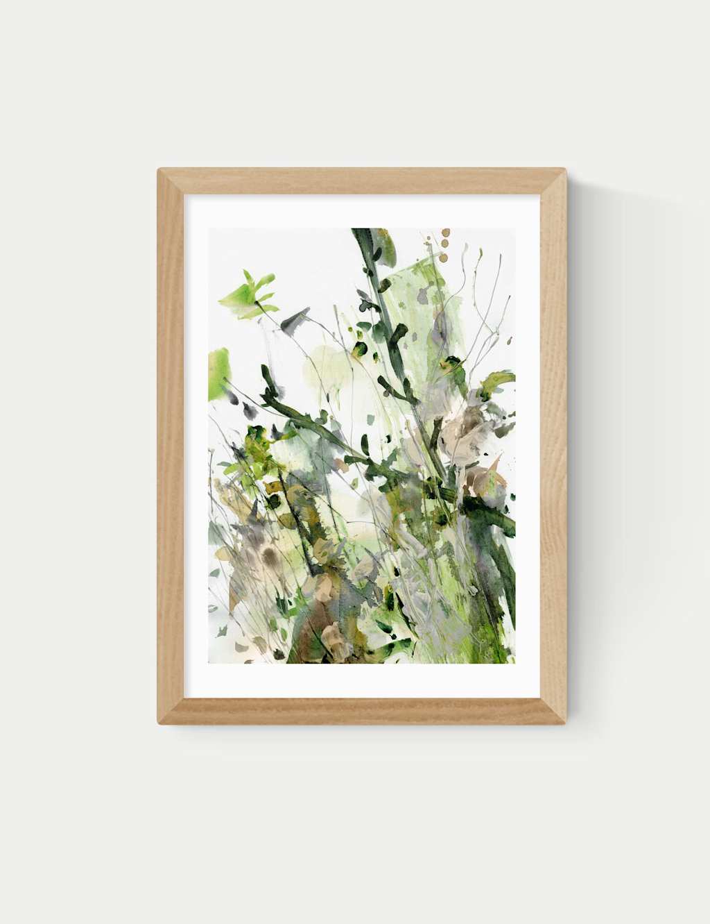 East End Prints Nature's Way Floral Framed Art - A1 - Natural - Available at M&S