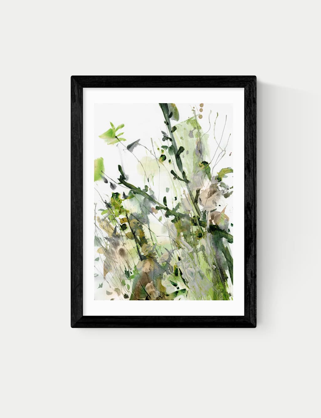 East End Prints Nature's Way Floral Framed Art - A3 - Black - Available at M&S