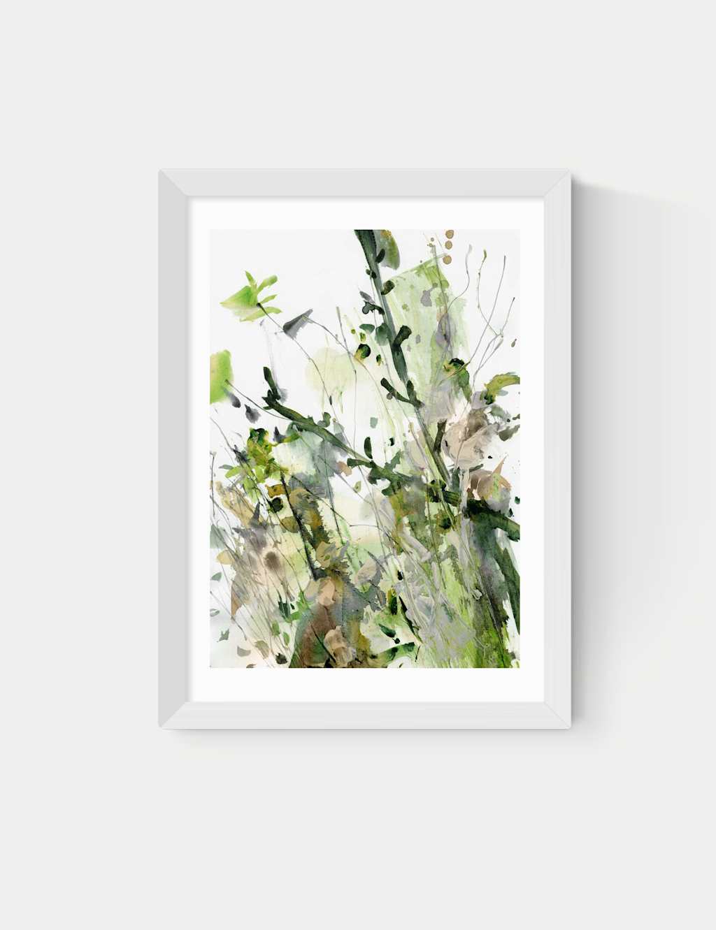 East End Prints Nature's Way Floral Framed Art - A1 - White - Available at M&S