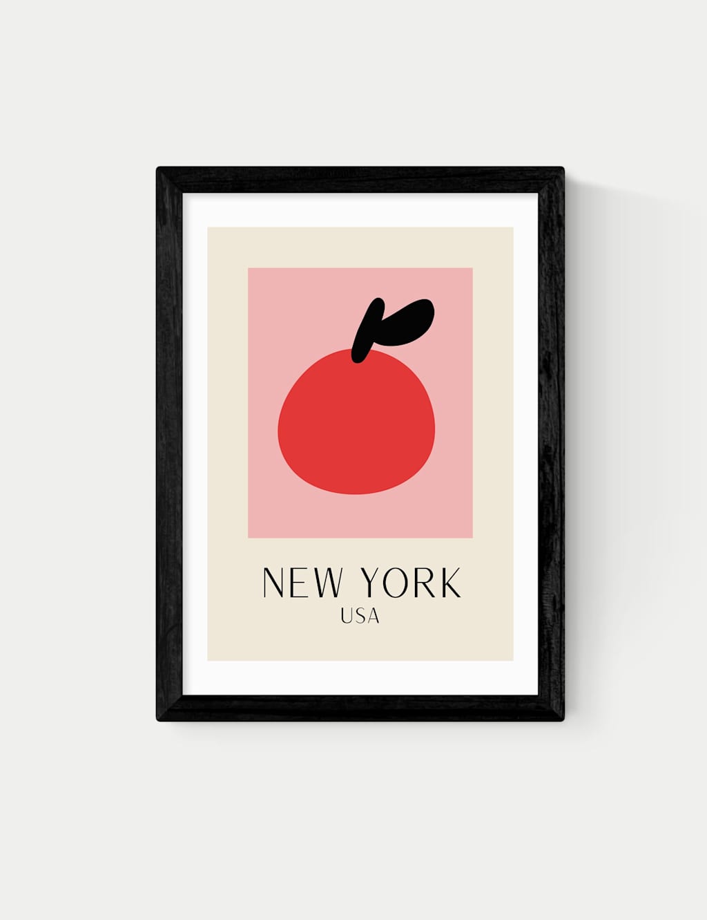 East End Prints New York Framed Art Print - A1 - Black - Available at M&S