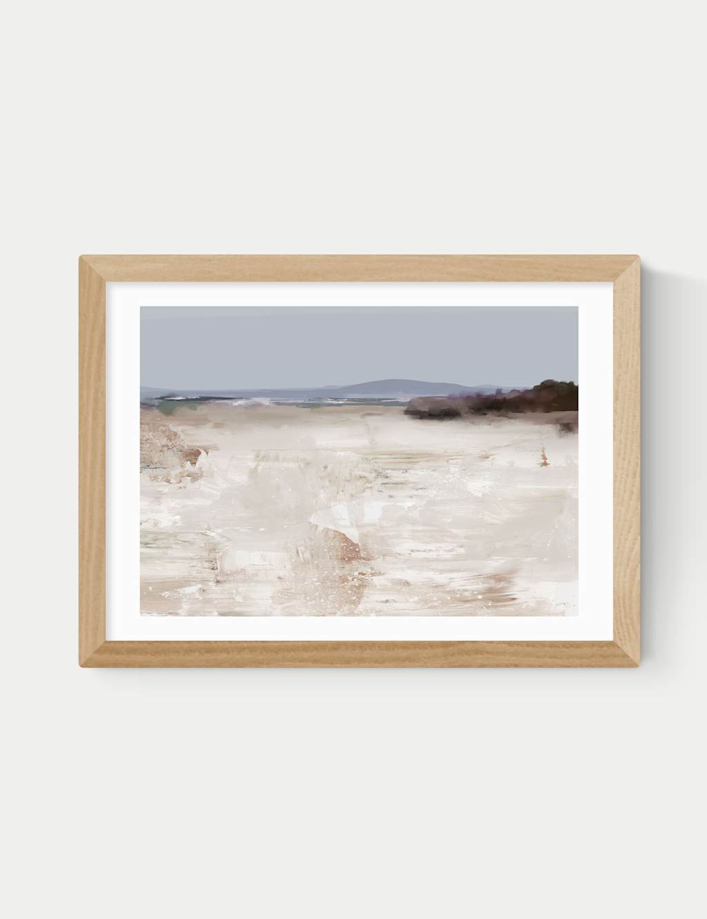 East End Prints Cali Framed Art Print - A2 - Natural - Available at M&S