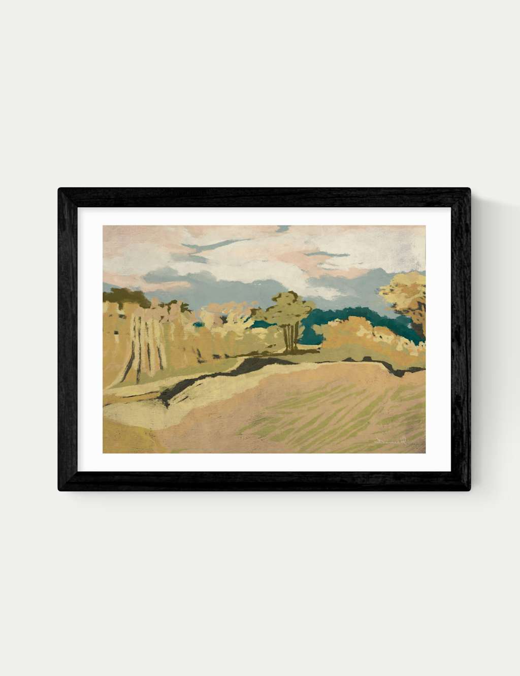 East End Prints Cornwall Light Framed Art Print - A3 - Black - Available at M&S