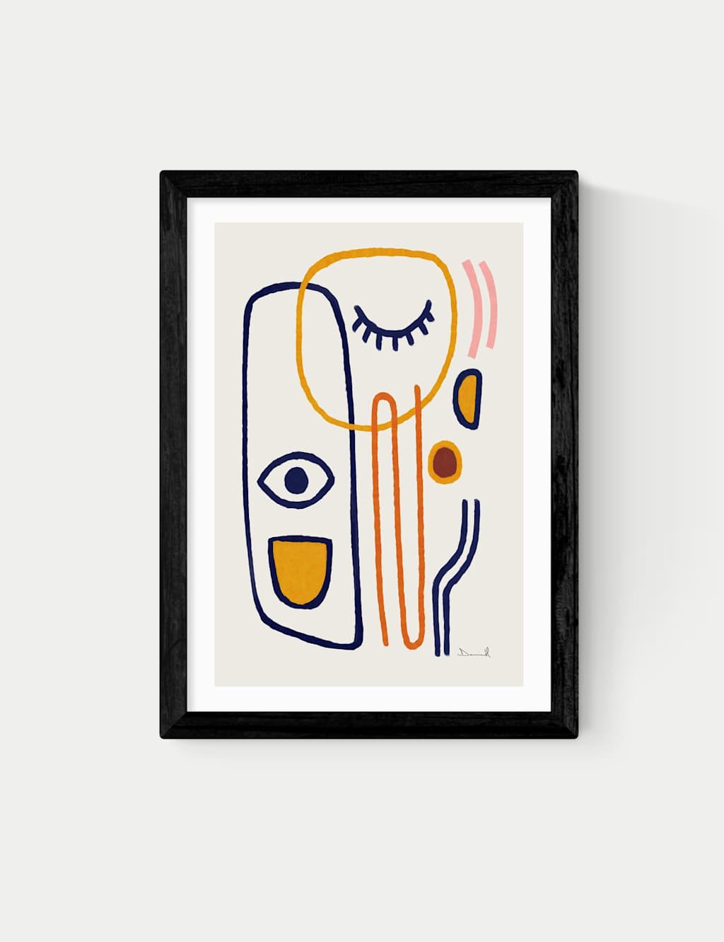 East End Prints Feel Good Framed Art - A3 - Black - Available at M&S