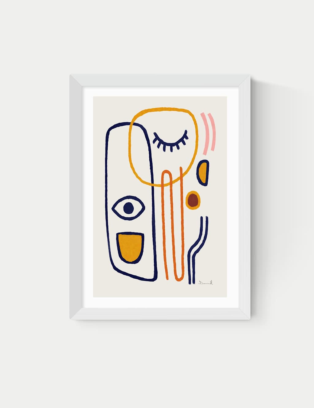 East End Prints Feel Good Framed Art - A1 - White - Available at M&S