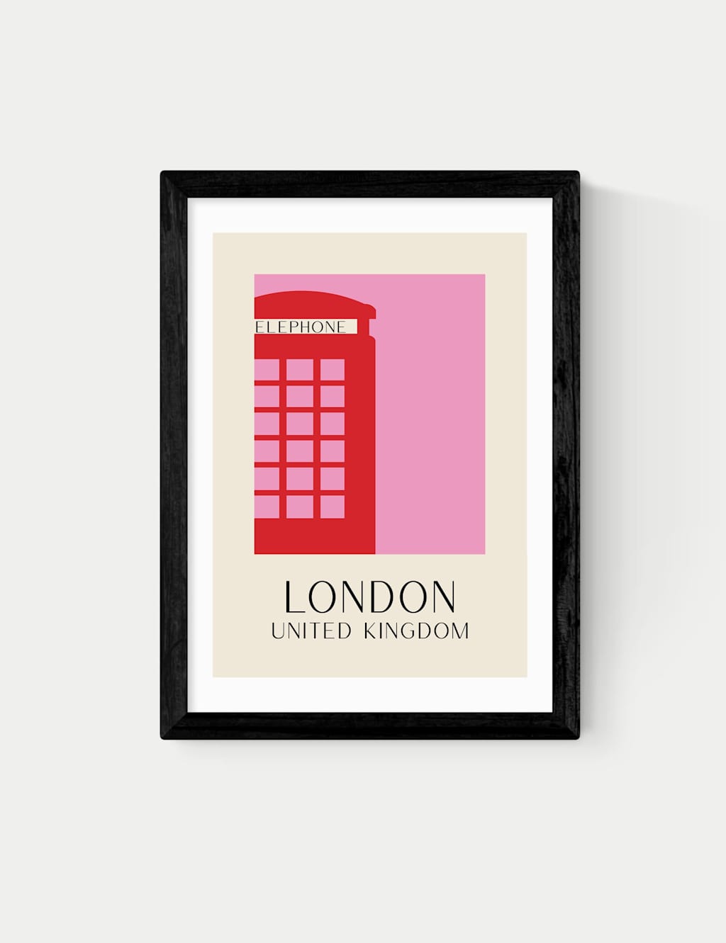 East End Prints London Framed Art - A2 - Black - Available at M&S