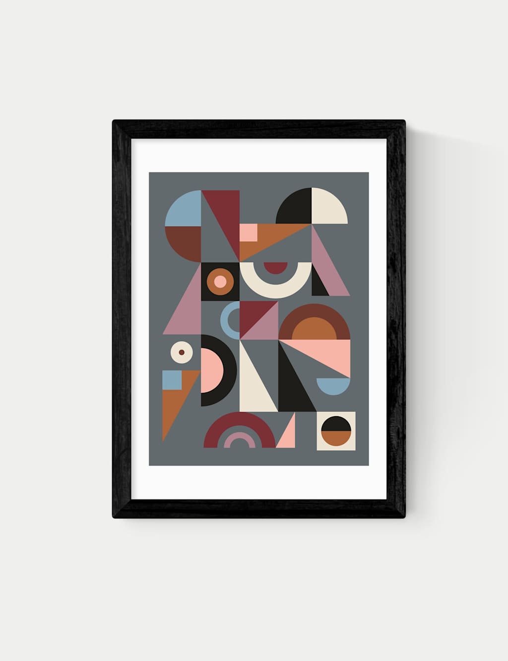 East End Prints Graphic IX Framed Art Print - A3 - Black - Available at M&S