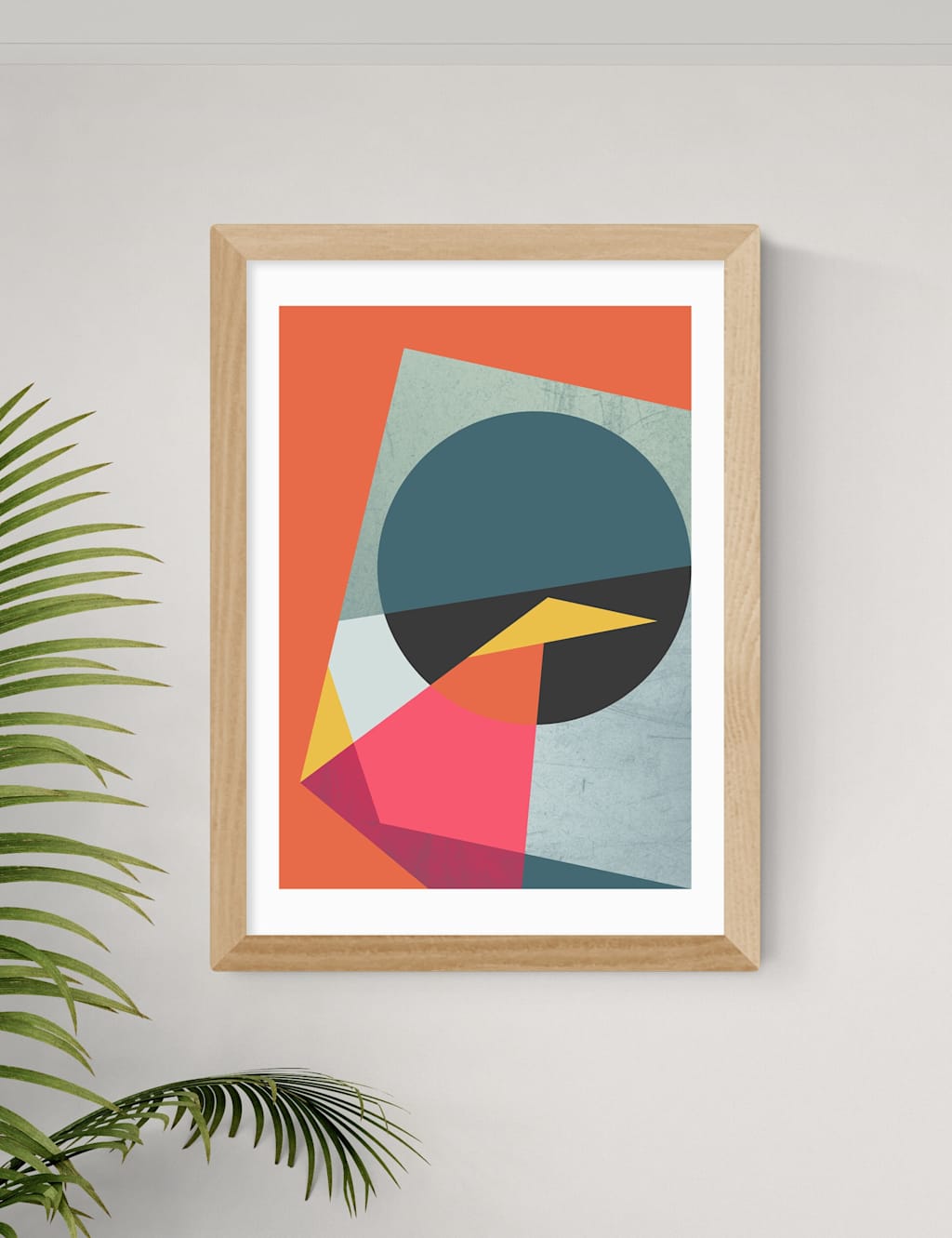 East End Prints Graphic 2 Framed Art Print - A1 - Natural - Available at M&S