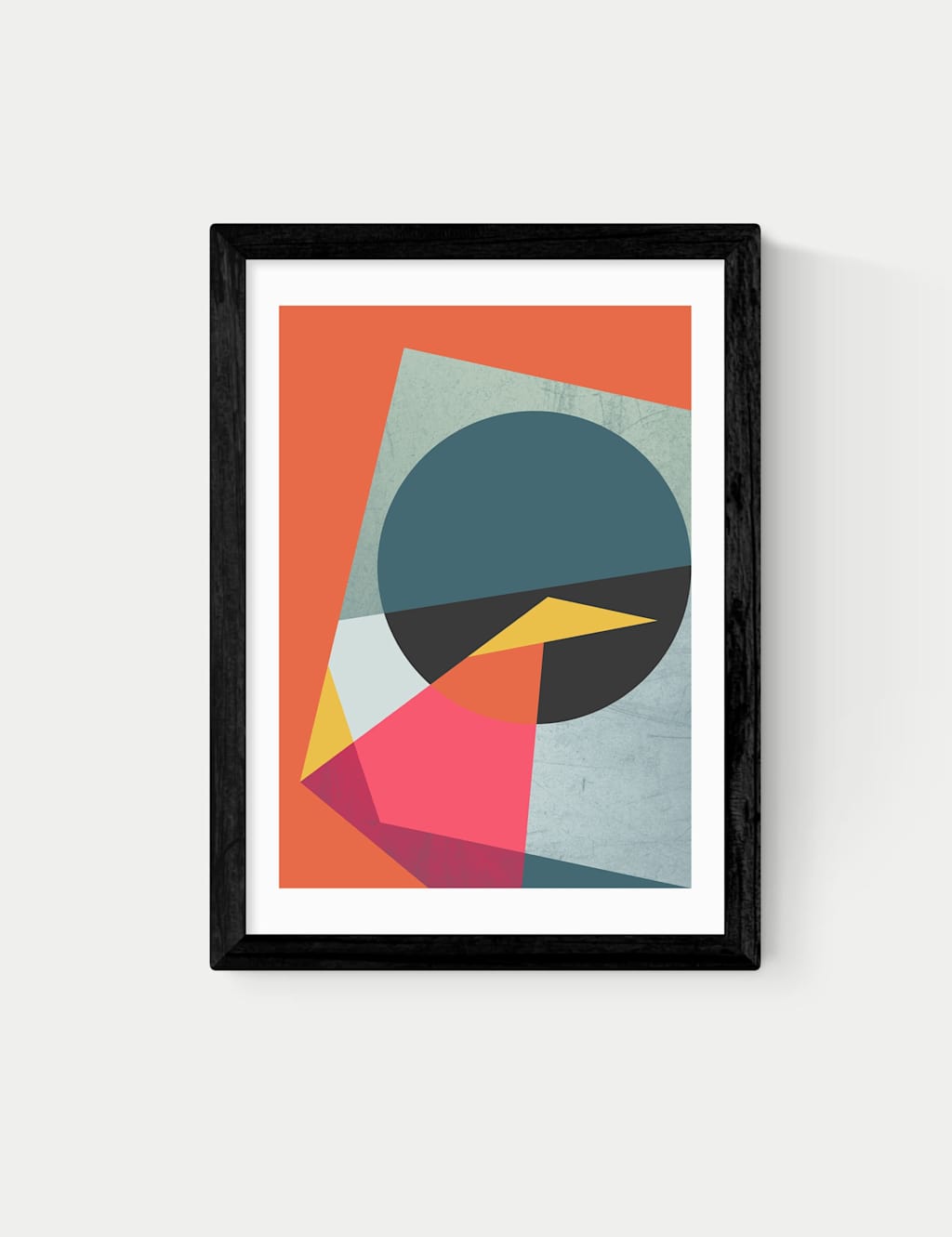 East End Prints Graphic 2 Framed Art Print - A3 - Black - Available at M&S