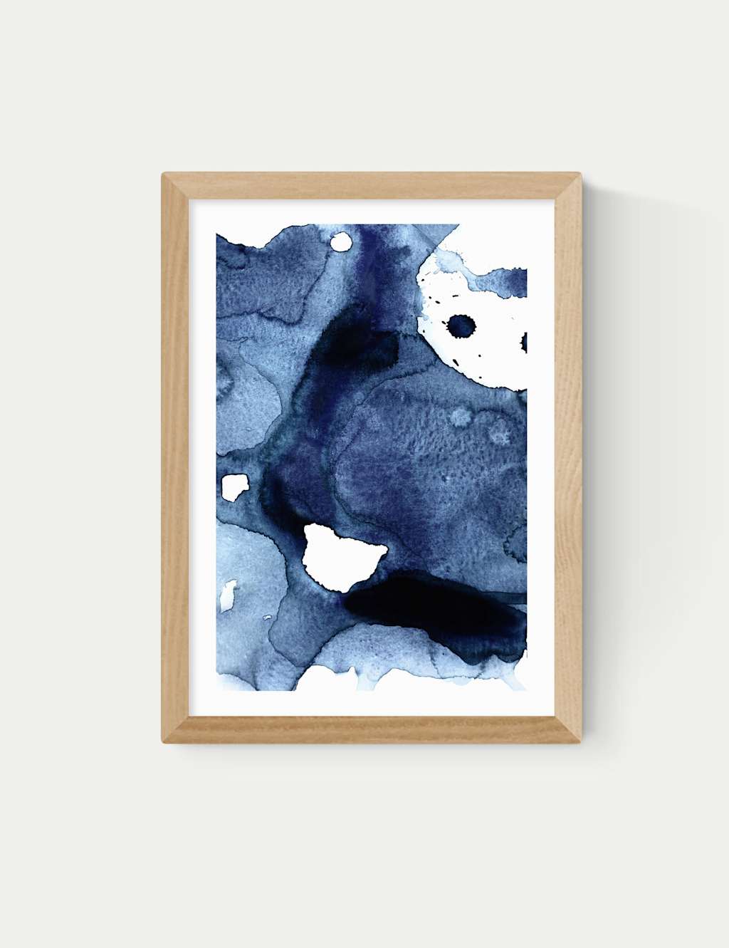 East End Prints Ink Framed Art Print - A3 - Natural - Available at M&S