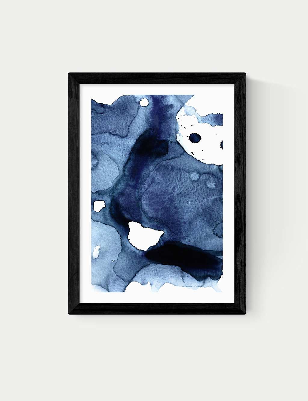 East End Prints Ink Framed Art Print - A3 - Black - Available at M&S