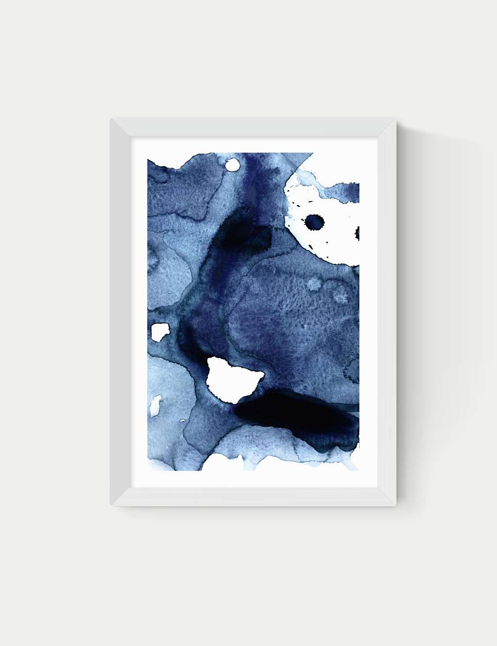East End Prints Ink Framed Art Print - A2 - White - Available at M&S