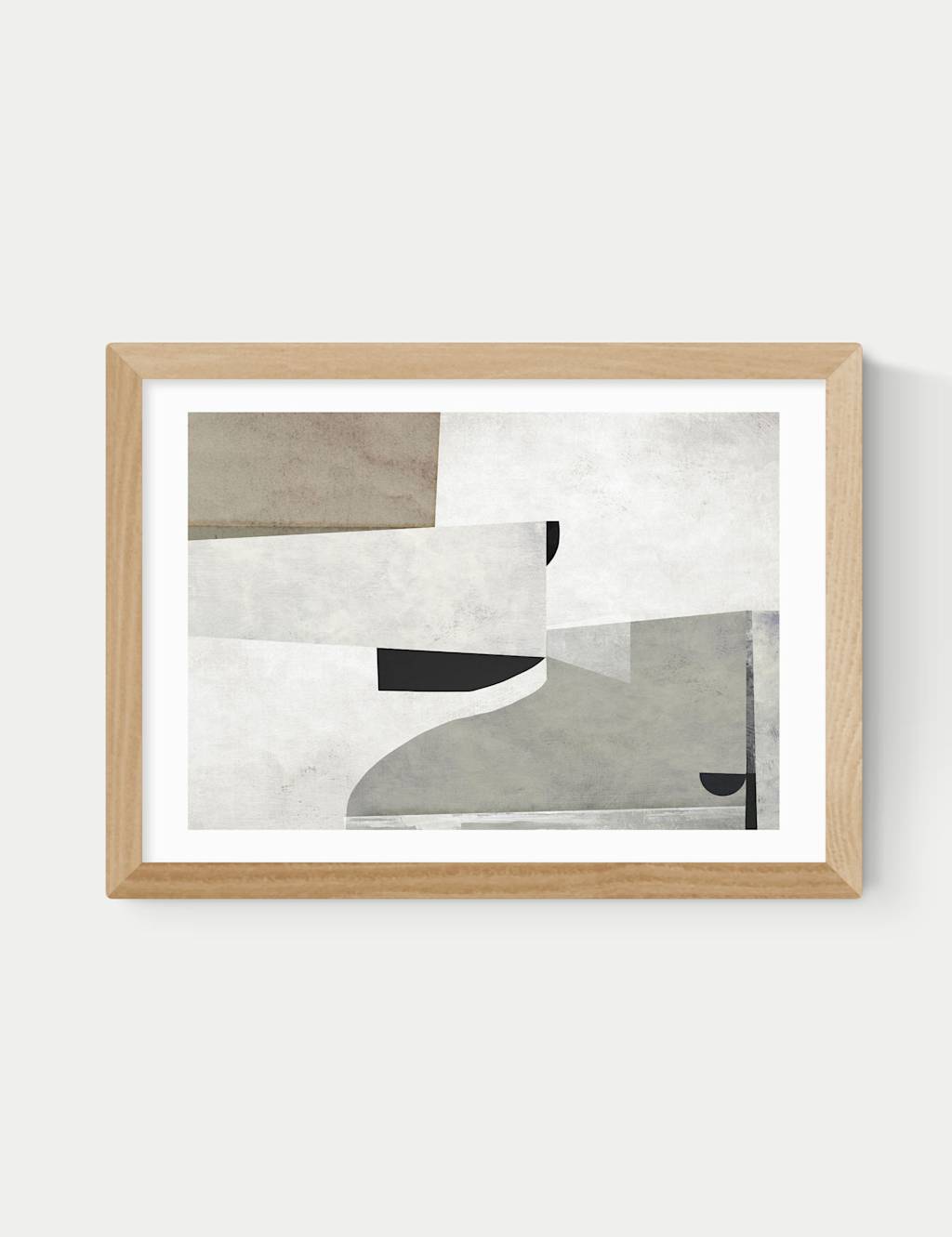 East End Prints Priory Framed Art Print - A1 - Natural - Available at M&S