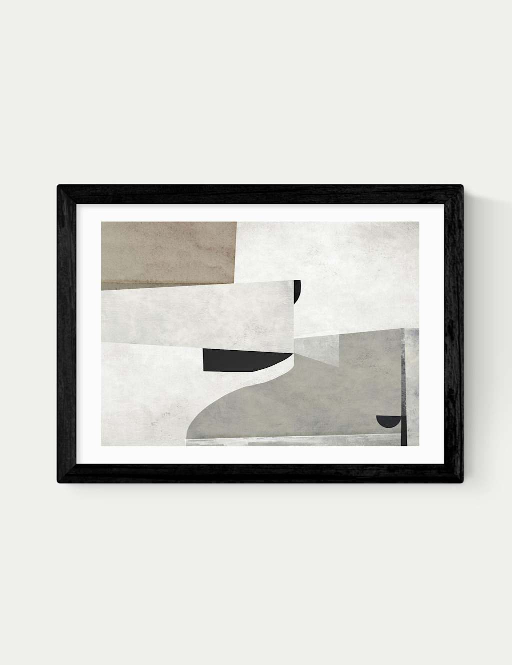 East End Prints Priory Framed Art Print - A2 - Black - Available at M&S