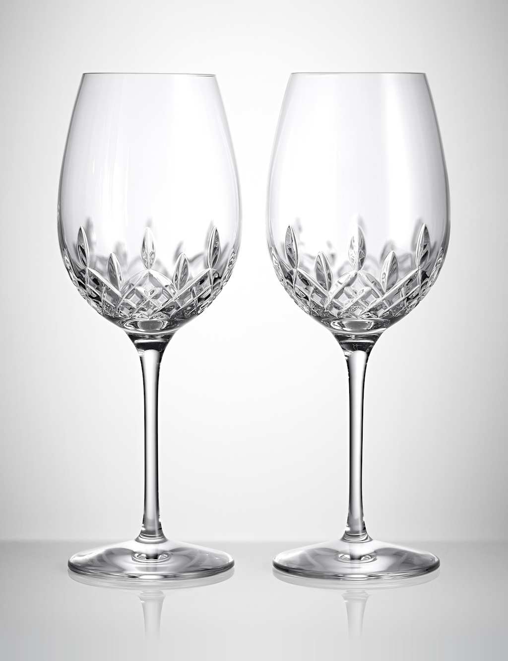 Waterford Set of 2 Lismore Essence Red Wine Glasses - Clear - Available at M&S
