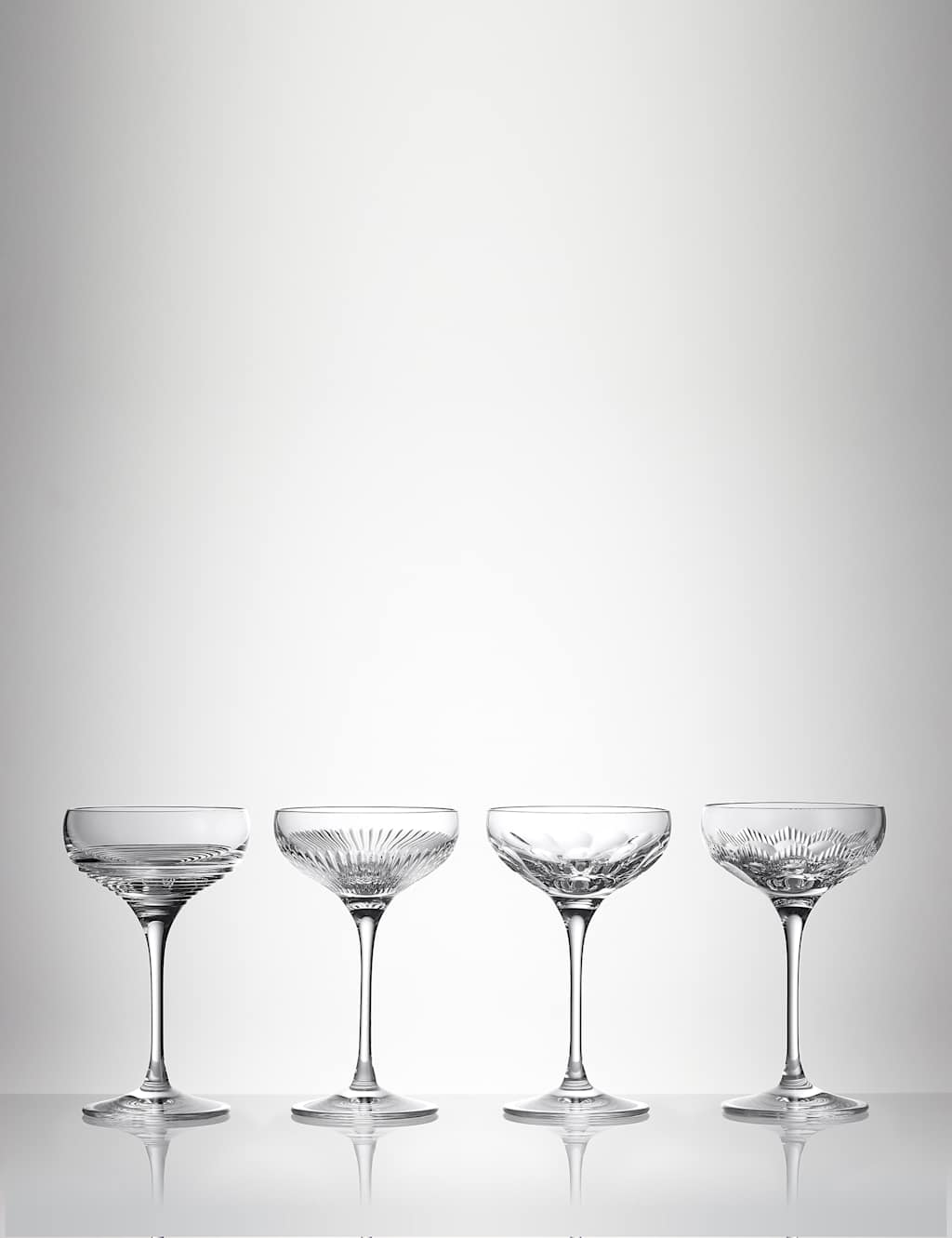 Waterford Set of 4 Mixology Coupe Glasses - Clear - Available at M&S