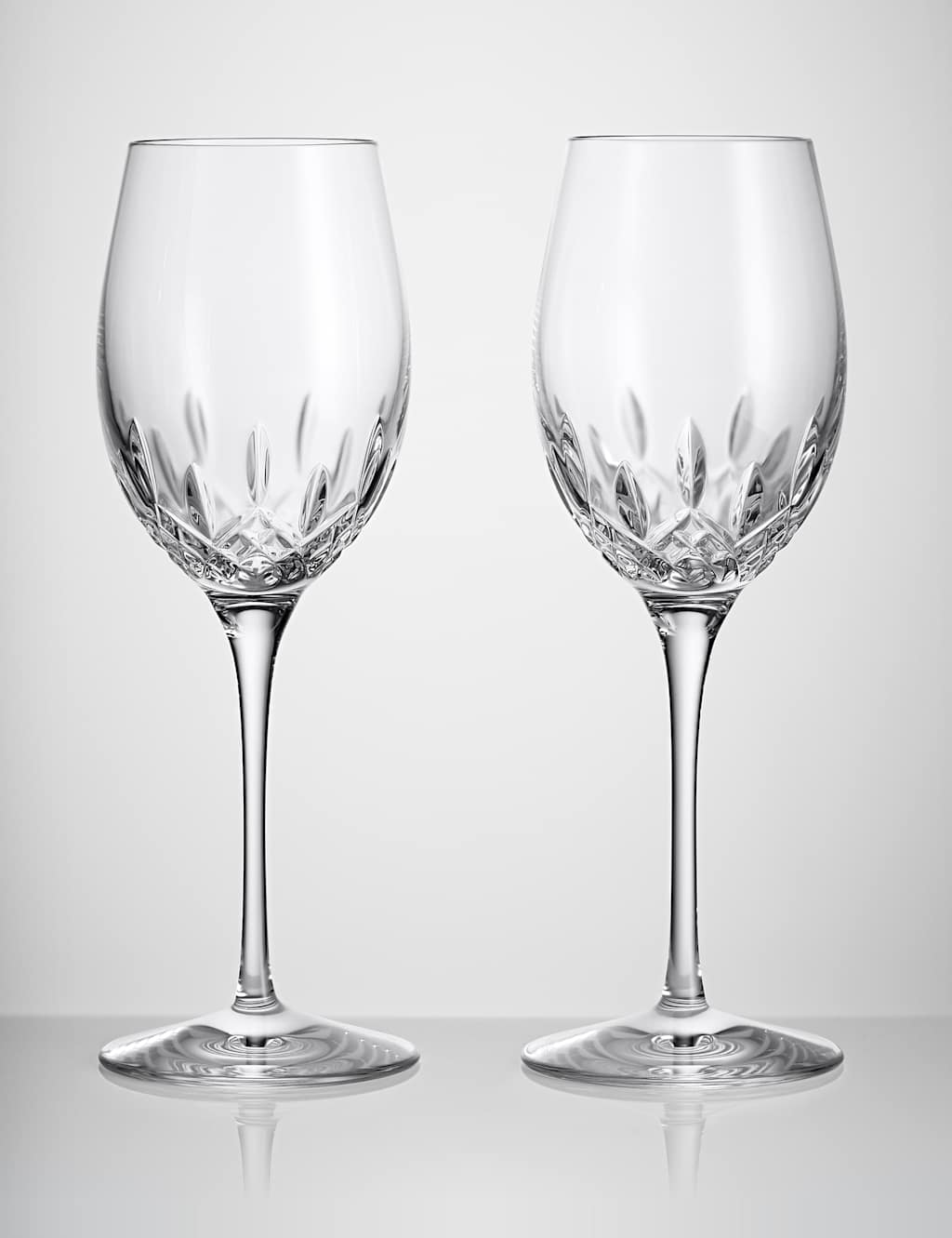 Waterford Set of 2 Lismore Essence White Wine Glasses - Clear - Available at M&S