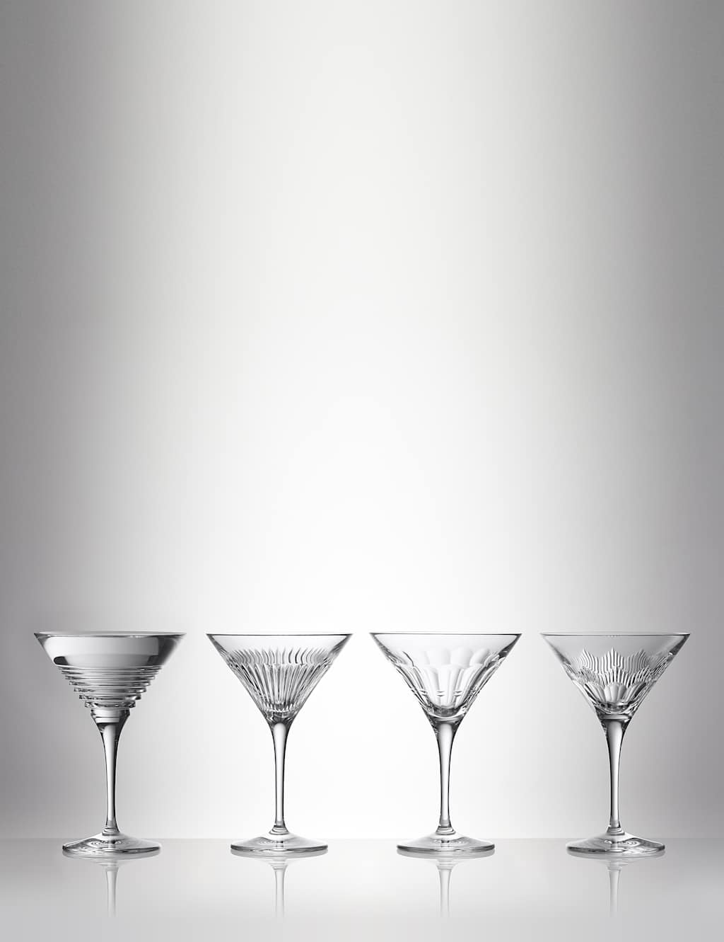 Waterford Set of 4 Mixology Martini Glasses - Clear - Available at M&S