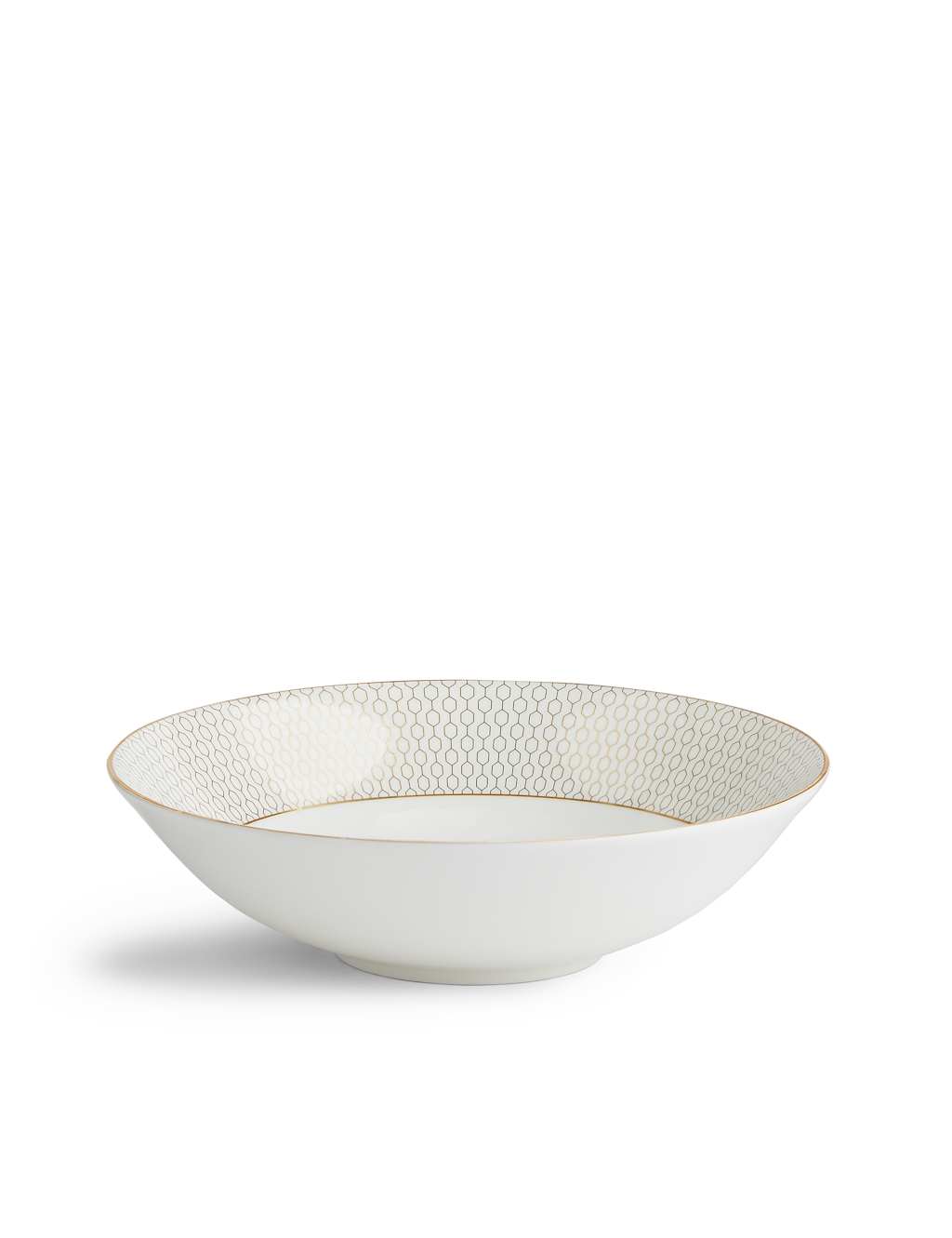 Wedgwood Gio Gold Cereal Bowl - Gold Mix - Available at M&S