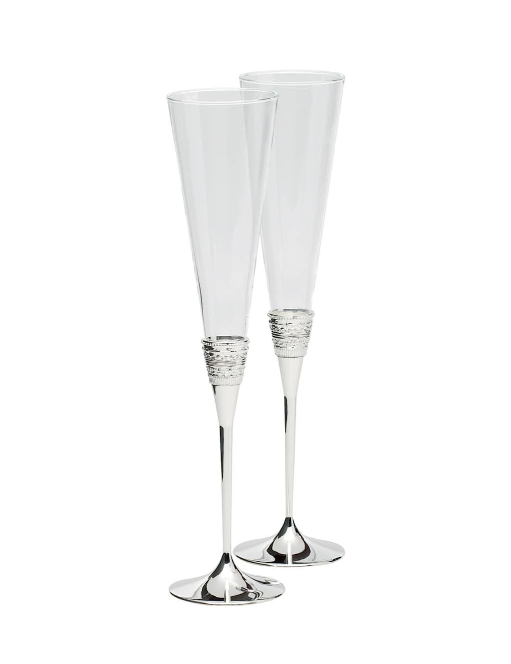Wedgwood Set of 2 Vera Wang With Love Toasting Flute Set - Clear - Available at M&S